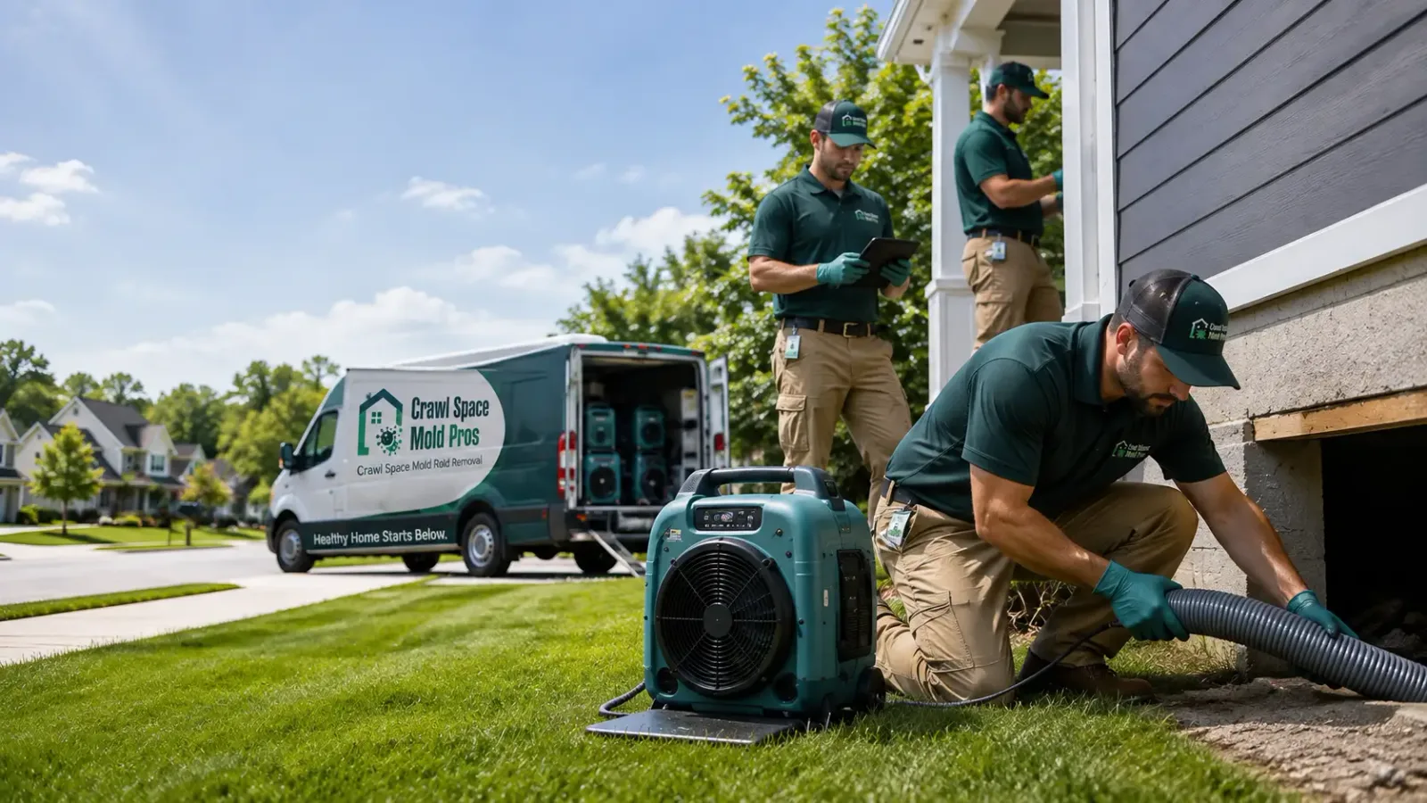 Crawl Space Mold Removal in Kenyon, MN